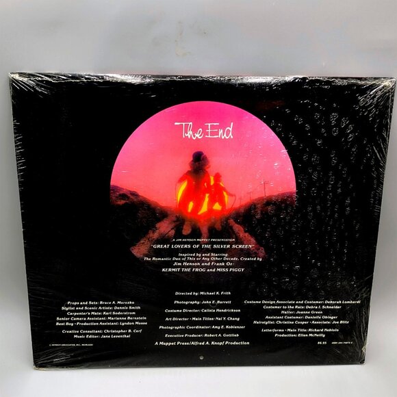 Muppets 1982 Miss Piggy Kermit Wall Calendar Great Lovers Silver Screen SEALED - Picture 2 of 6